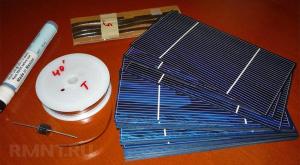 Садовый светильник на солнечных батареях схема